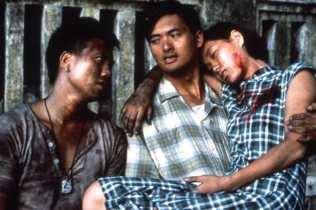 Chow Yun-fat (centre) makes an early impression in the wartime tale.