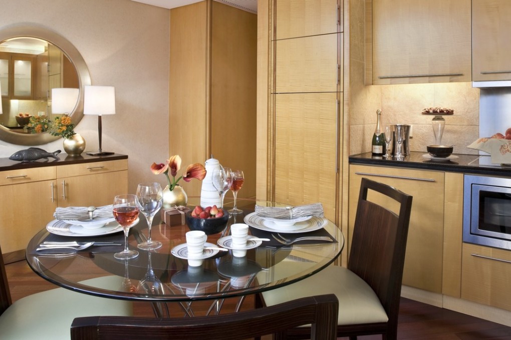 Four Seasons Place is a short stroll to the nearby IFC Mall.