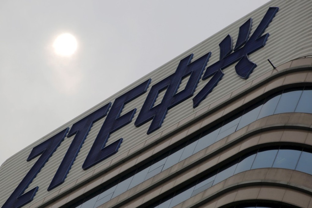 ZTE's logo on its R&D centre is seen in Beijing, China, in this 2016 file photo. The company is gearing up for a global expansion in the months ahead. Photo: Reuters