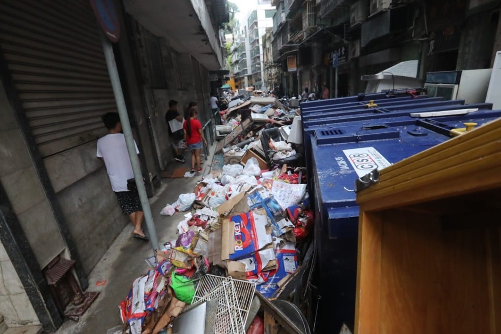 Macau after the city was hit by Typhoon Hato. Photo: Edward Wong