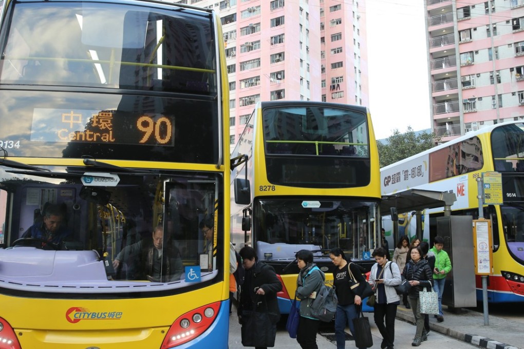 Citybus and New World First Bus have suffered a considerable loss of passengers to the MTR. Photo: Sam Tsang