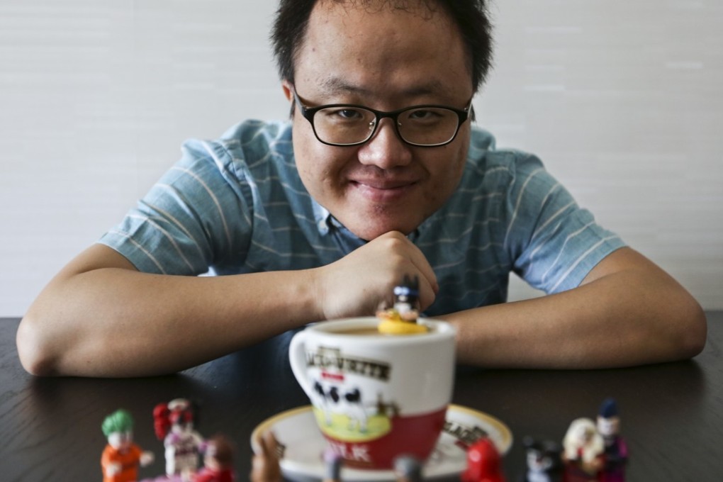 Ric Tse with some of his creations. Photo: Xiaomei Chen