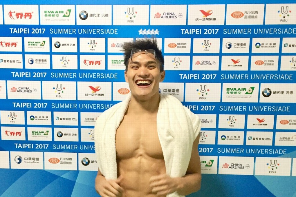 Kenneth To after his 100-metre semi-final heat. Photos: handout