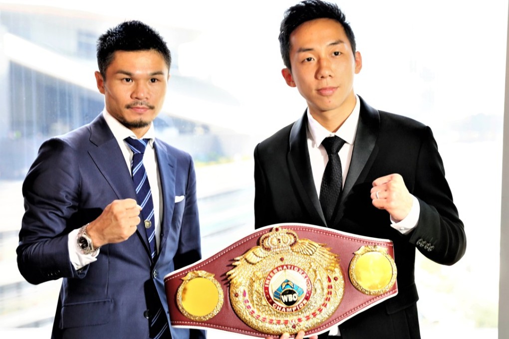 Kohei Kono and Rex Tso ham it out for the cameras as they promote Clash of Champions 3. Photo: Unus Alladin