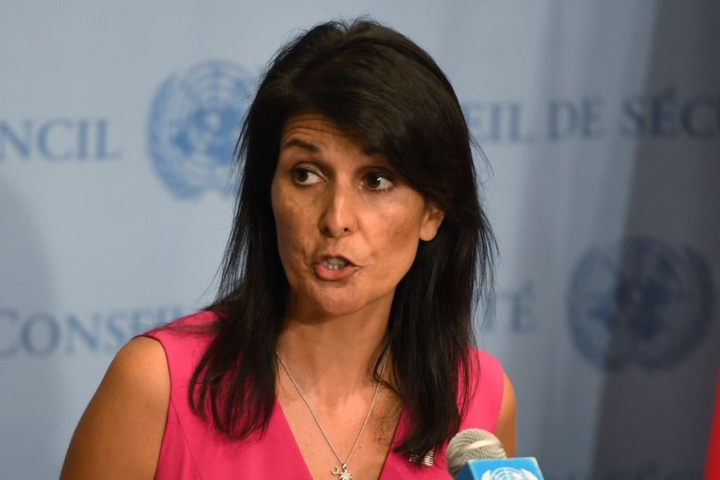 US ambassador Nikki Haley. Photo: AFP