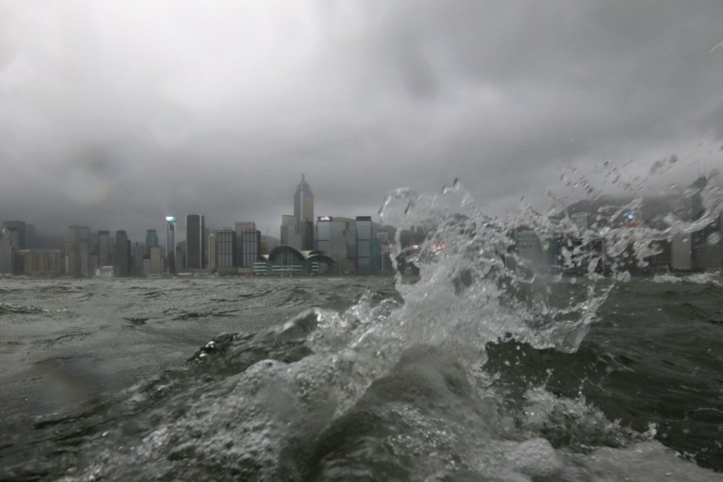 A view across Victoria Harbour from Tsim Sha Tsui on Sunday morning. Photo: Felix Wong