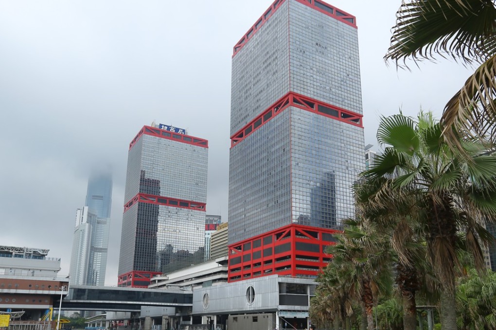 A general view of Shun Tak Centre in Sheung Wan. The developer said first half revenue almost doubled. Photo: Edmond So