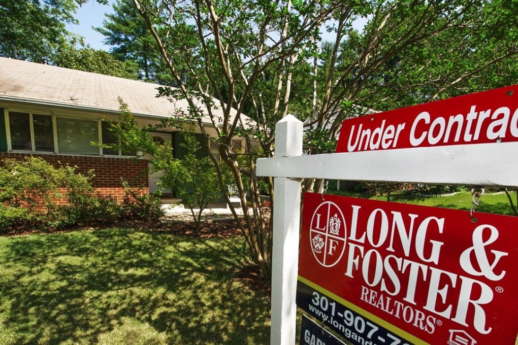 The number of Americans who view home-purchase conditions as “good” has fallen to a six-year low, according to the University of Michigan’s latest consumer sentiment survey. Photo: AFP