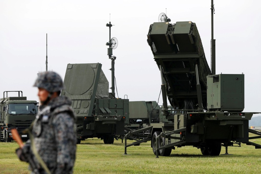 A Japan Self-Defense Forces soldier takes part in a drill to mobilise their Patriot Advanced Capability-3 missile unit at Yokota Air Base in Fussa on the outskirts of Tokyo. Photo: Reuters