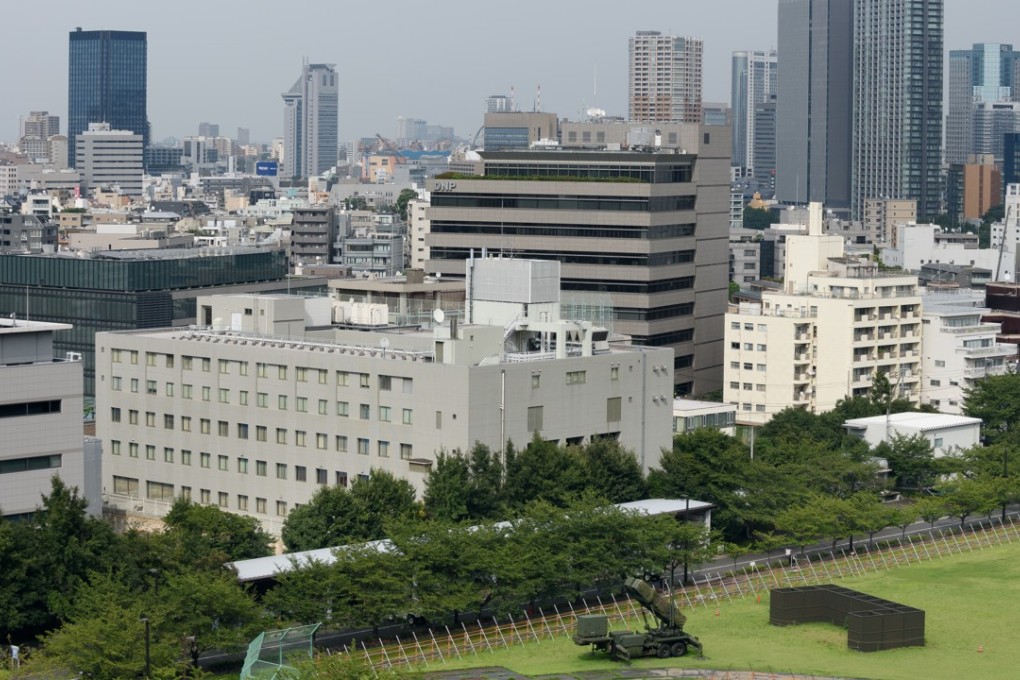A Patriot Advanced Capability-3 (PAC-3) missile launch system pictured at the defence ministry in Tokyo on Tuesday. Photo: Bloomberg