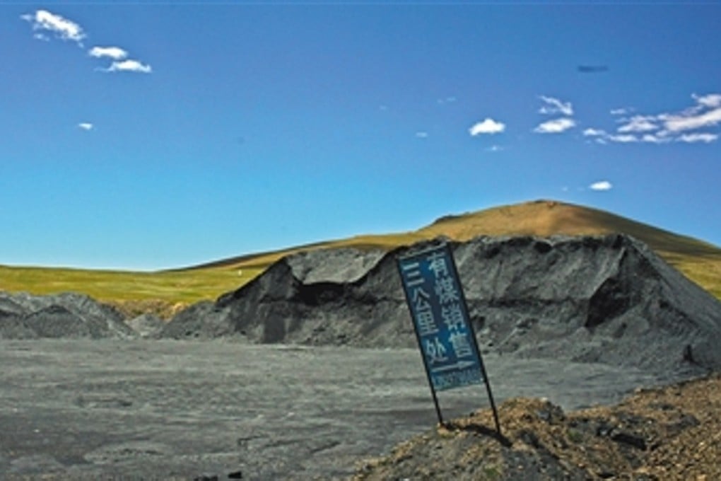 An abandoned mine at the Sanjiangyuan nature reserve in western China. Photo: Handout