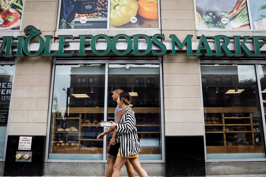 Amazon’s Whole Foods announced on Monday price cuts on ‘a selection of best-selling grocery staples’, underscoring the power of its supplier network. Photo: Reuters