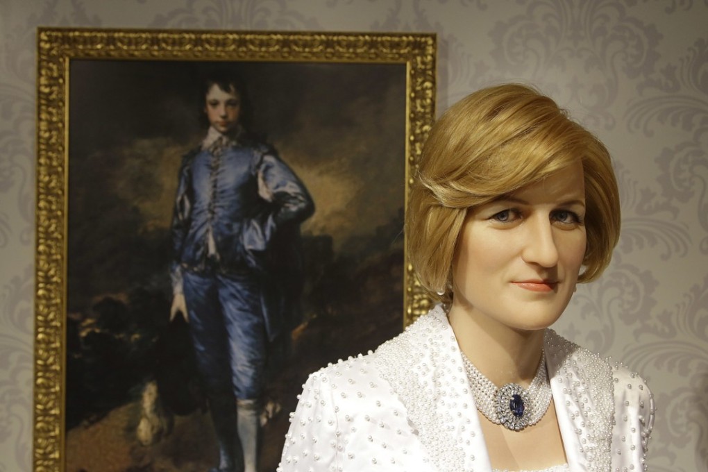 A wax figure, allegedly of Diana, Princess of Wales, is displayed at the Dreamland Wax Museum in Boston on Monday. Photo: AP