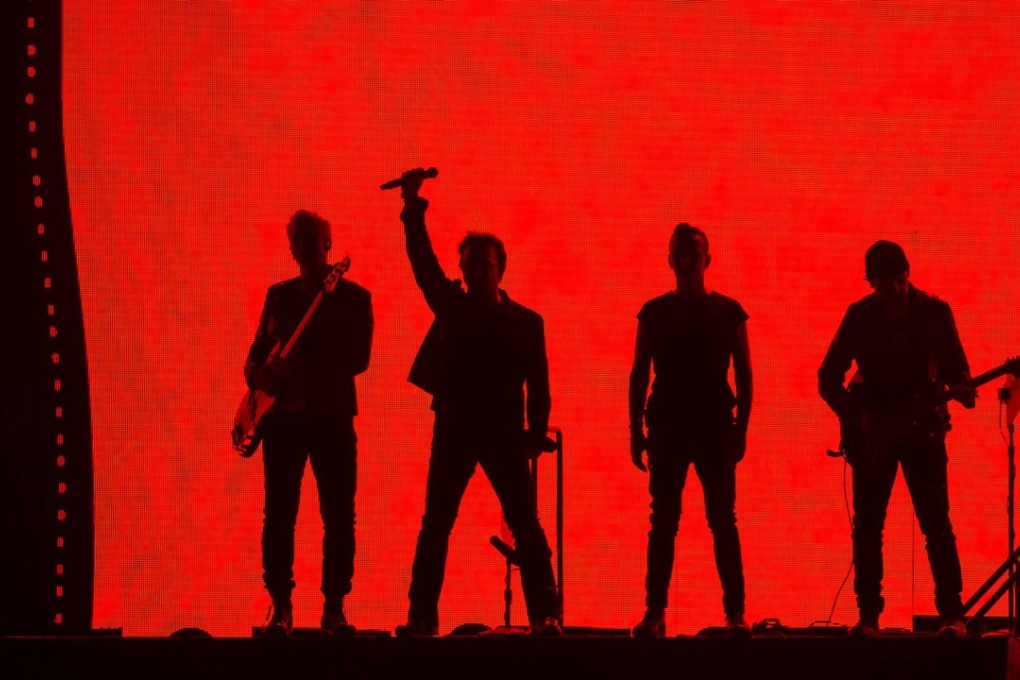 U2 during The Joshua Tree Tour. The band will release a new album in December. File photo: AFP