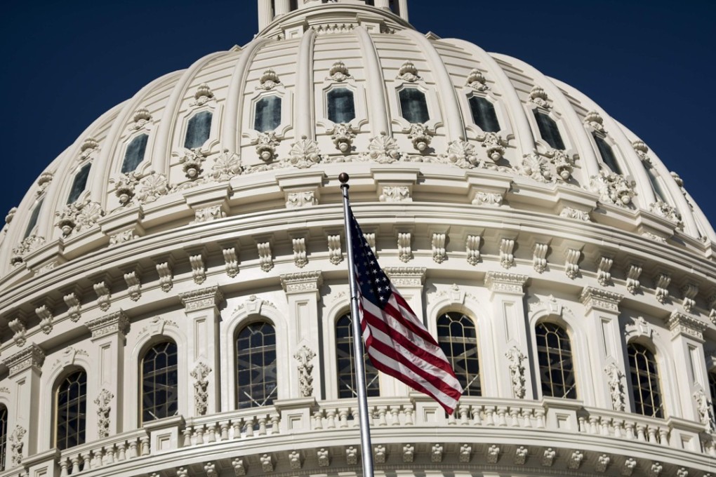 A view of the US Capitol dome on Capitol Hill in Washington. The US revised highers its second quarter GDP. Photo: AFP