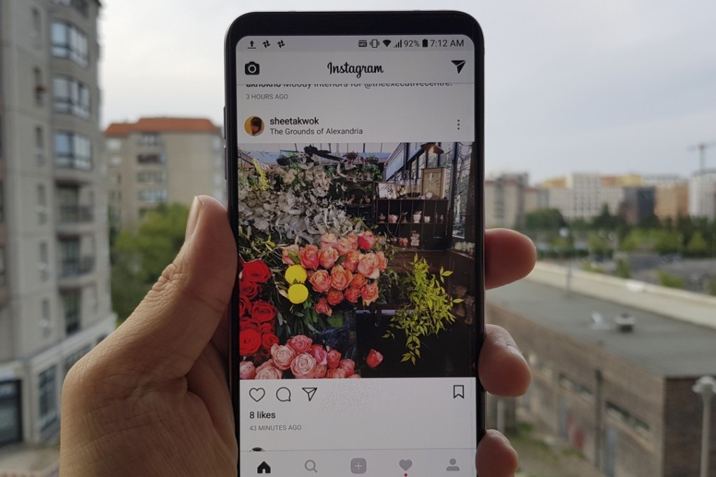 Tiny bezels, an OLED display and lighter, slimmer build make LG’s V30 smartphone a departure from earlier models in the premium V series. Photo: Ben Sin