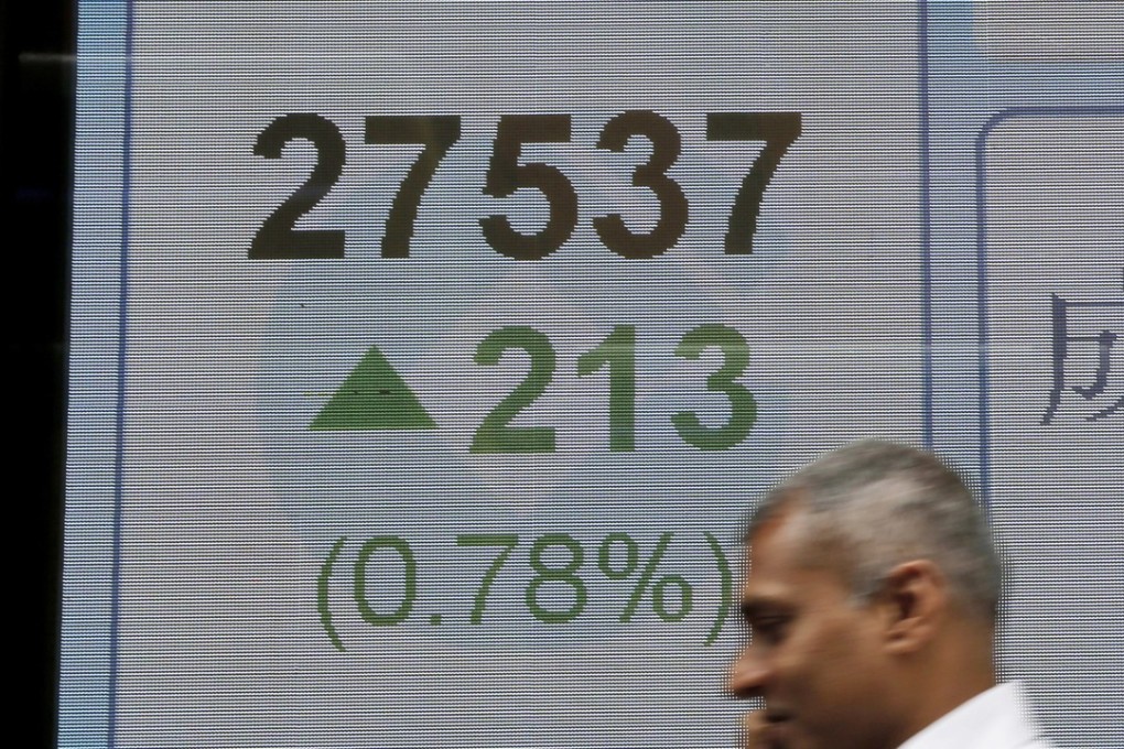 The HSI’s streak of eight monthly advances is the longest since October 2007. Photo: AP