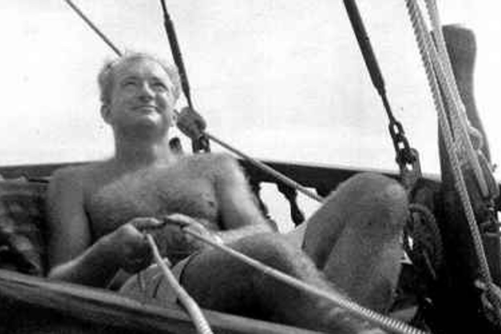Brian Platt aboard the Hong Kong-built High Tea.