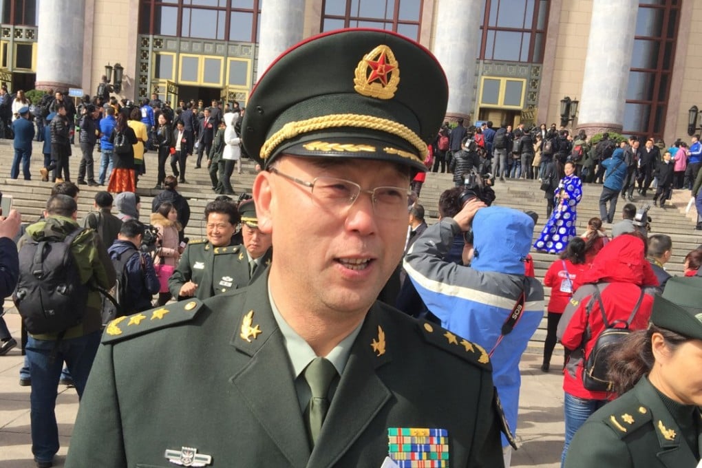 Han Weiguo attends China’s annual political gatherings at the National People’s Congress in Beijing. Photo: Handout