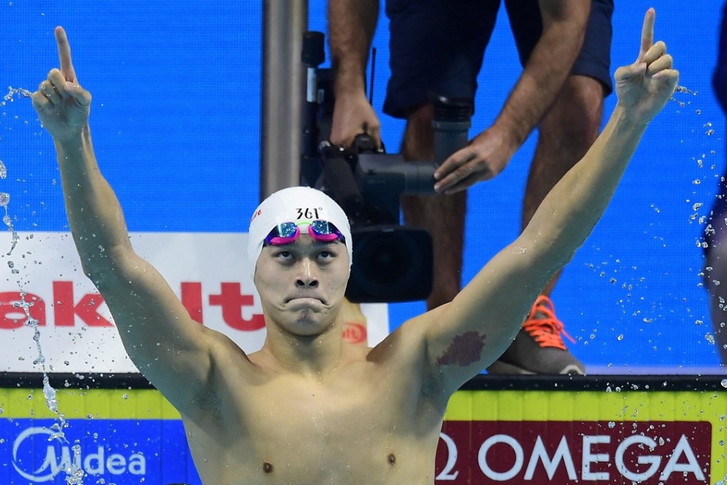 China’s Sun Yang is swimming close to world championship-winning form at the National Games. Photo: EPA