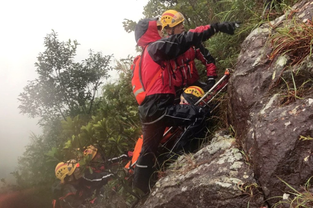 Some 160 fire service personnel were deployed to find the hikers. Photo: Handout