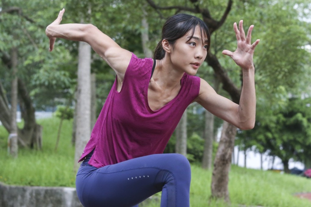 High jumper Cecilia Yeung came close to winning bronze at the National Games. Photo: K.Y. Cheng