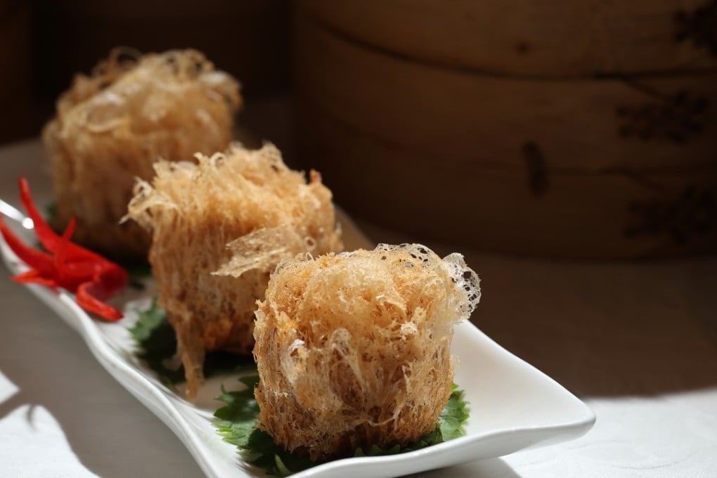 The Royal Garden Chinese Restaurant’s deep-fried taro dumplings with mushroom