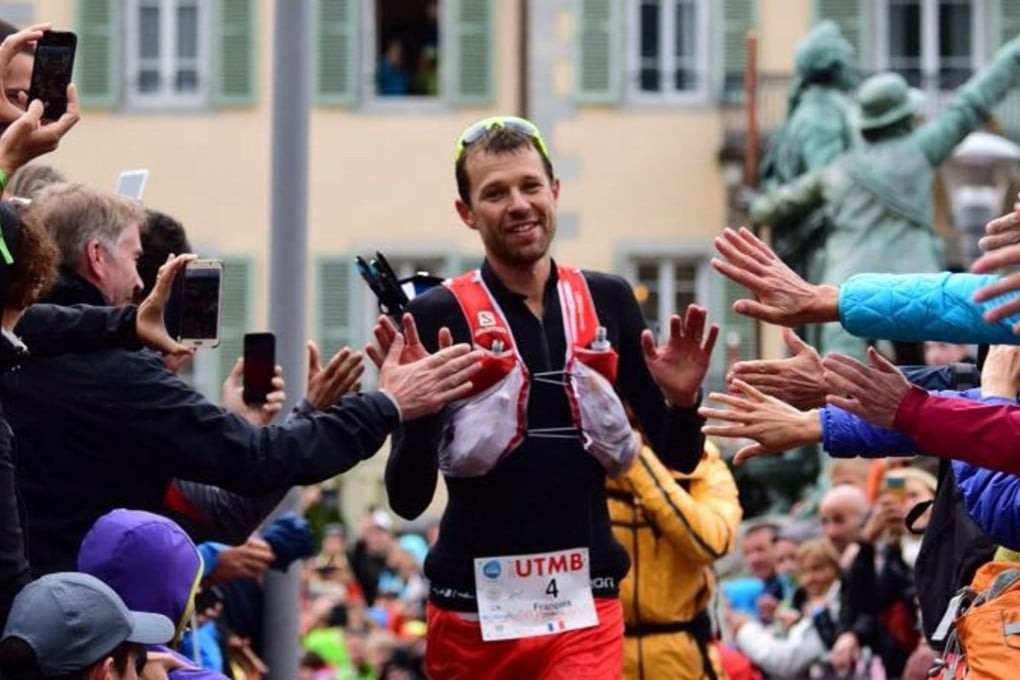 Frenchman Francois d’Haene finishes the UTMB in first place and is hailed an ecstatic home crowd. Photos: Hoka One One