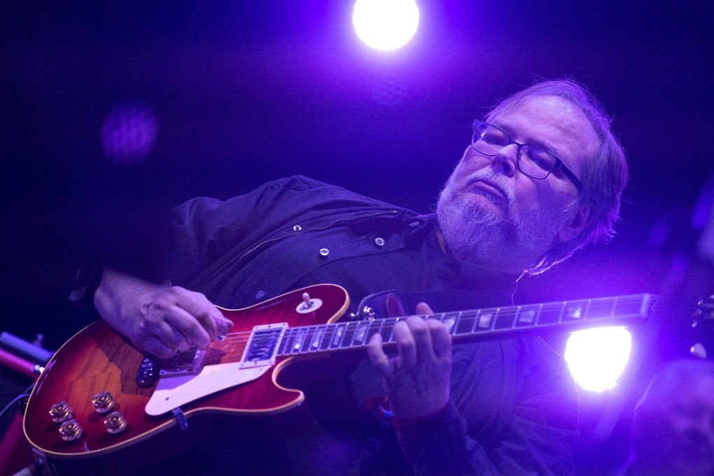 Steely Dan’s Walter Becker performs at the Coachella Valley Music and Arts Festival at the Empire Polo Grounds in Indio, California on April 10, 2015. Photo: TNS