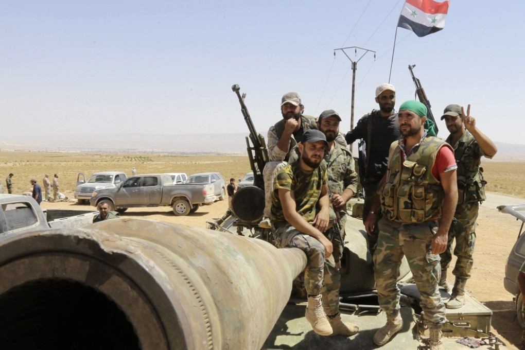 Syrian army fighters. Photo: AFP