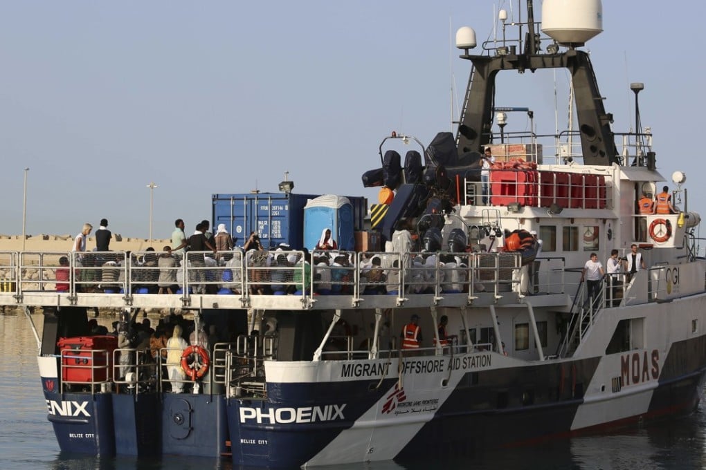 The ‘Phoenix’, from the Malta-based Migrant Offshore Aid Station will be deployed to Southeast Asia to help Rohingya fleeing Myanmar. Photo: AP