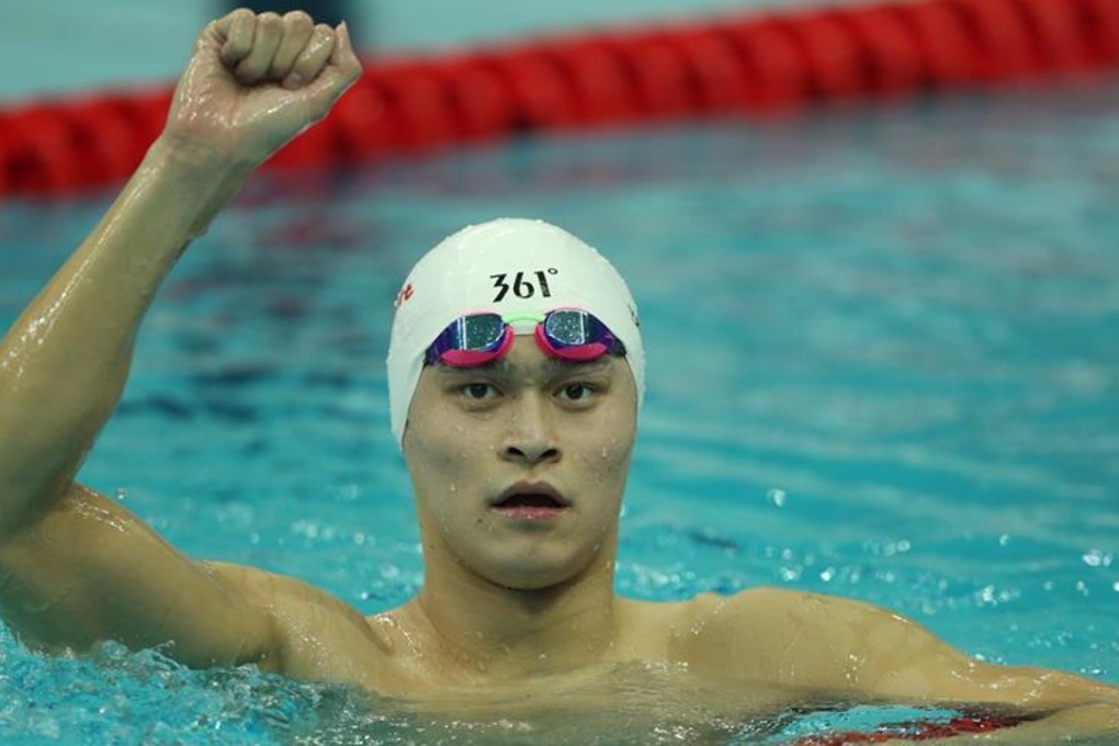 Sun Yang’s dominance of the pool at the National Games in Tianjin continues. Photos: Xinhua