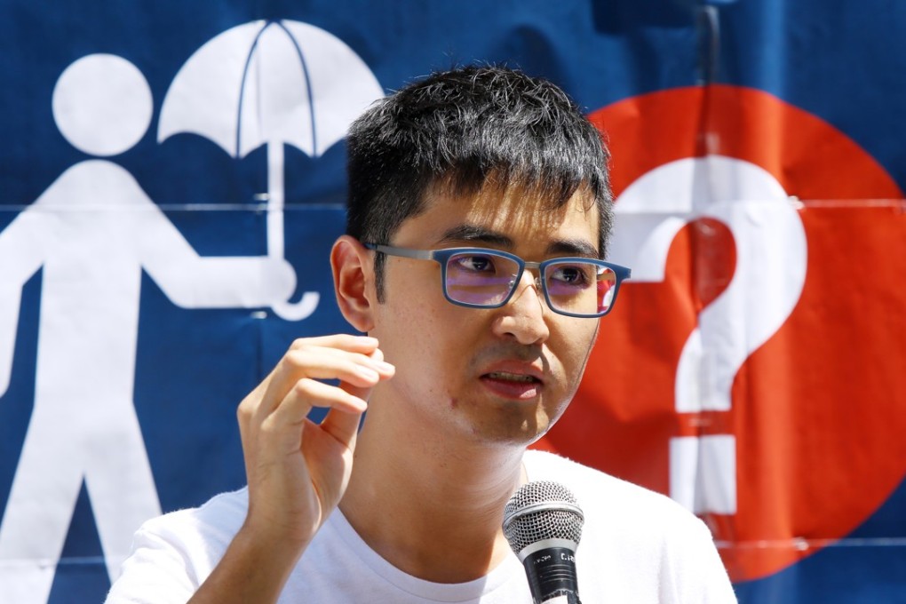 One of the most talked-about events of the past week has been the online publication of “Letter from Prison” from jailed Occupy protest leader Alex Chow Yong-kang. Photo: Edmond So
