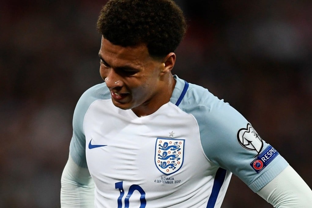 England’s Dele Alli looks dejected. Photo: Reuters