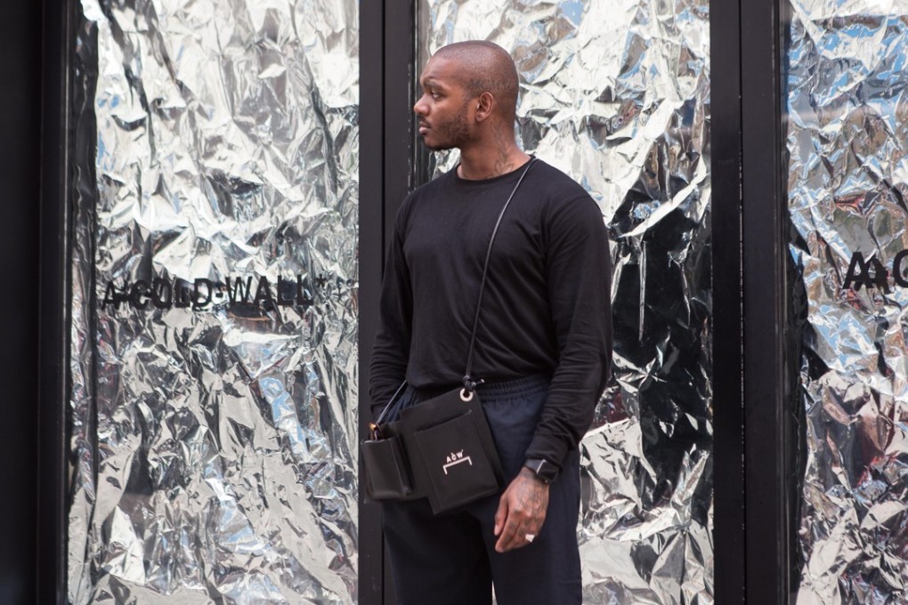 Samuel Ross outside his Hong Kong pop-up shop.