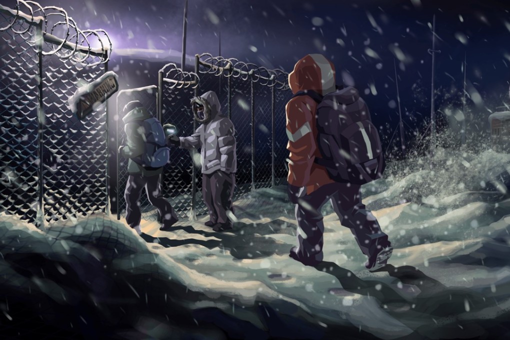 A screen grab from Distrust.