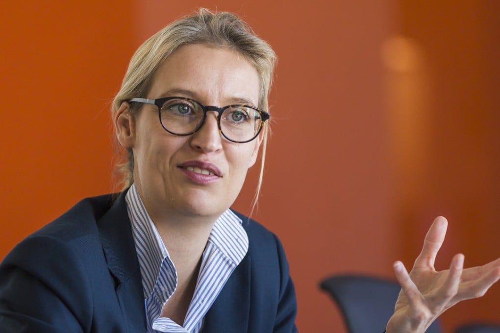 Alice Weidel, candidate for AfD. Photo: Bloomberg
