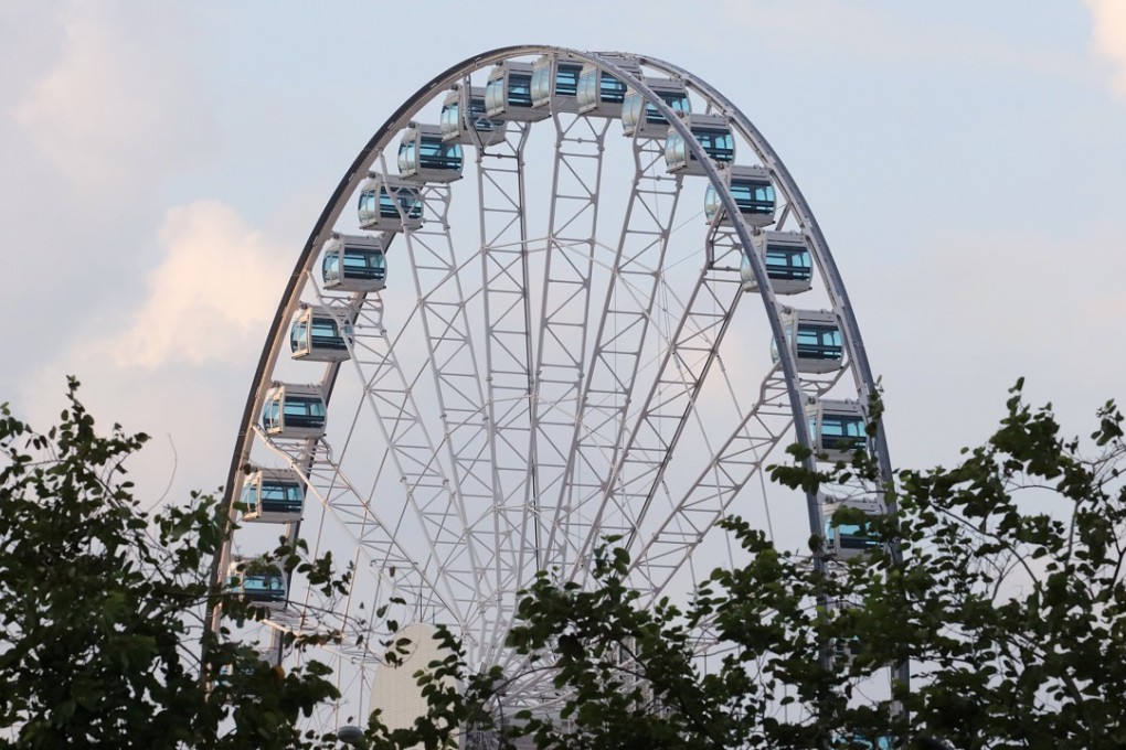 The Observation Wheel at the Central Harbourfront was closed without warning last week. Photo: Felix Wong