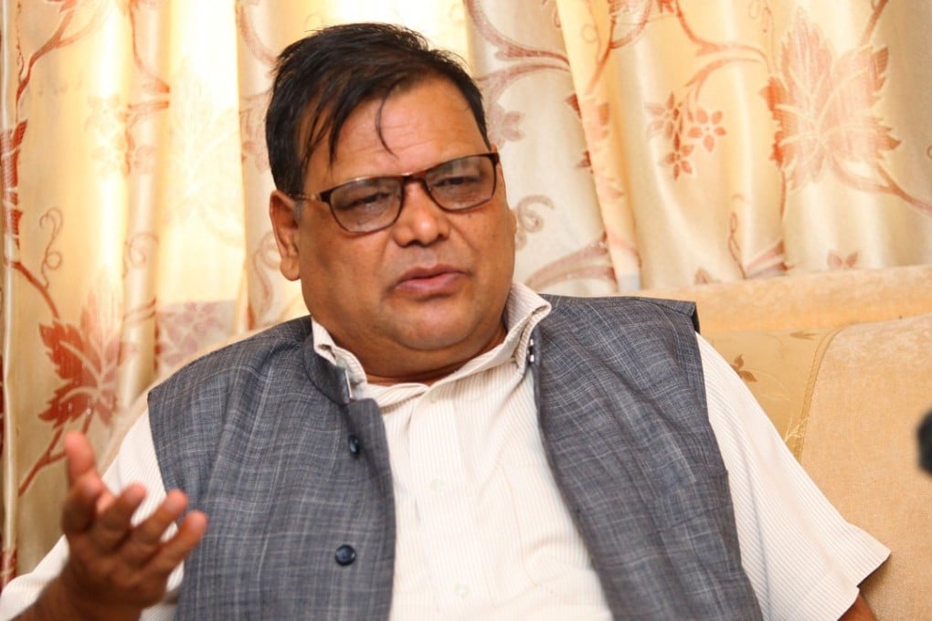 Nepalese Deputy Prime Minister and Foreign Minister Krishna Bahadur Mahara spoke to Xinhua in an interview in Kathmandu on Tuesday. He is set to start a visit to China on Wednesday. Photo: Xinhua