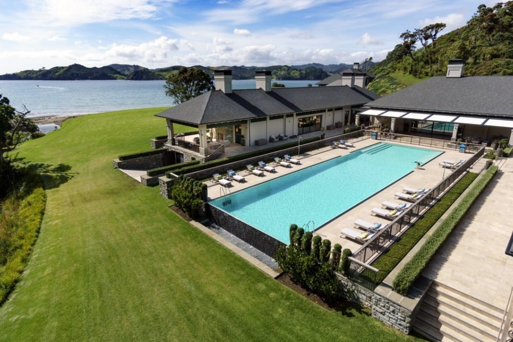 The pool at Helena Bay Lodge.
