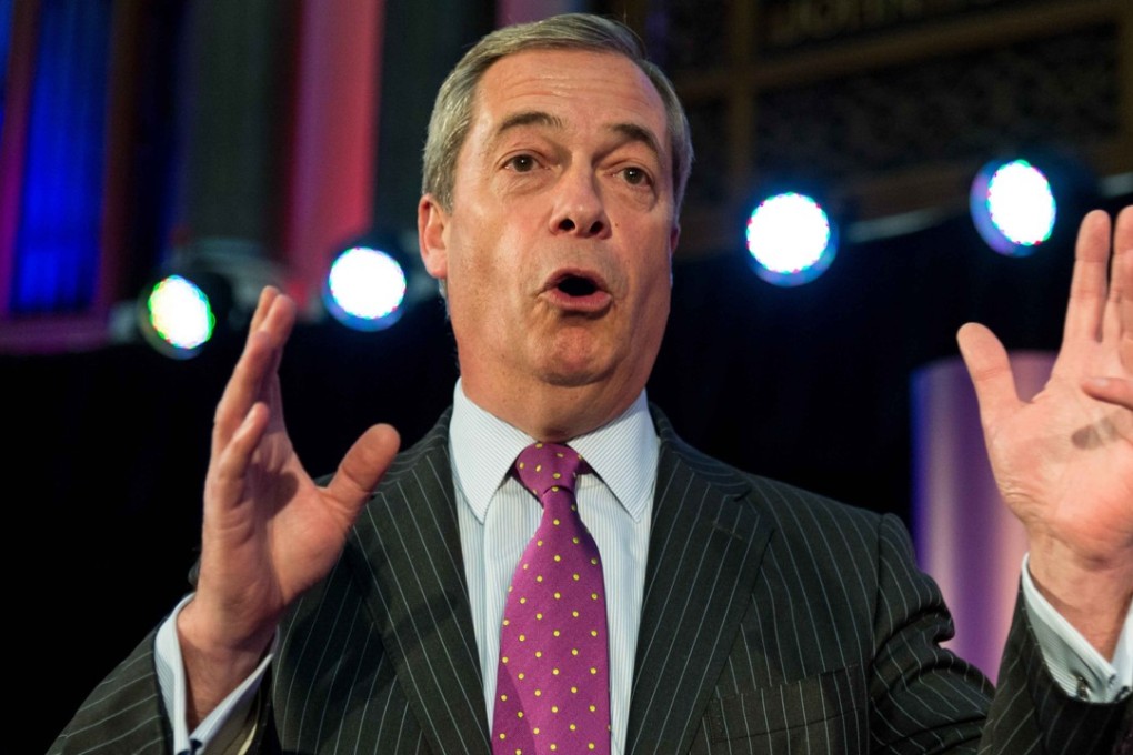 Nigel Farage will appear at a campaign rally held by Germany’s far-right party, Alternative für Deutschland. Photo: Xinhua