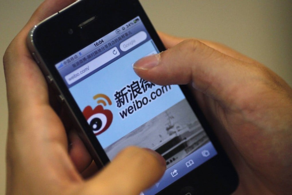 Users of the Weibo microblogging service have been given a deadline to register their accounts under their real names. Photo: Reuters