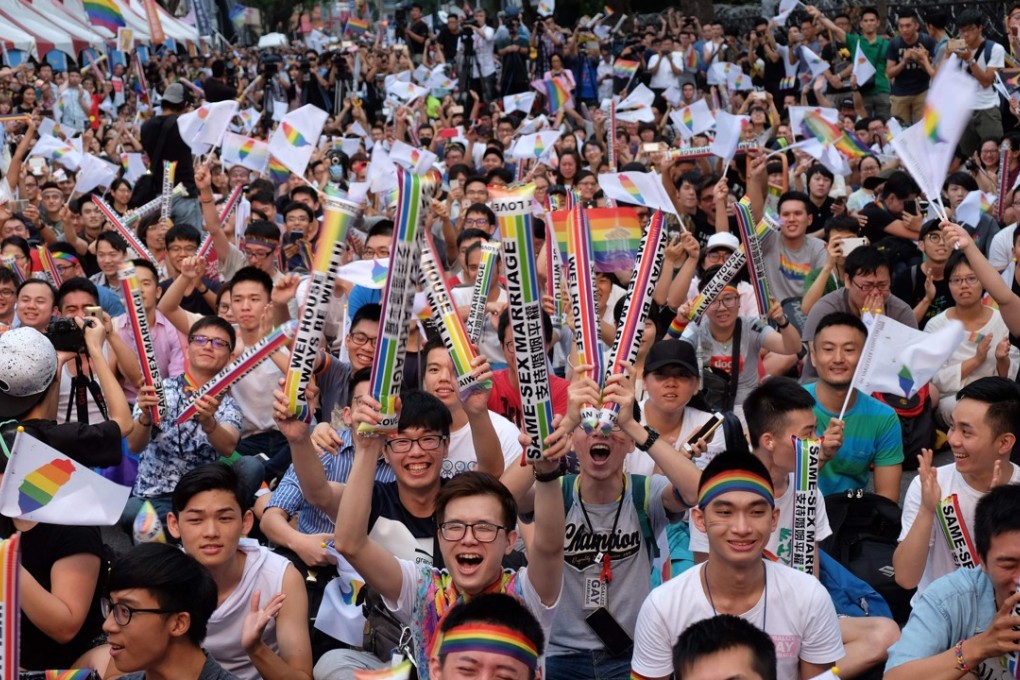 Taiwan’s more relaxed attitude to homosexuality makes it a popular destination for some of the mainland’s LGBT community. Photo: AFP