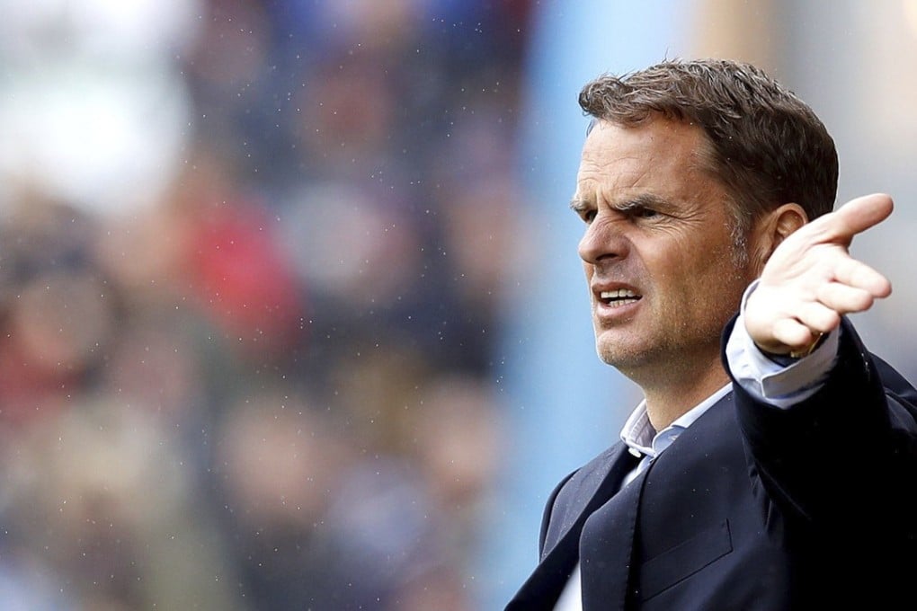 Crystal Palace manager Frank de Boer during his last match in charge, against Burnley on Sunday. Photo: AP