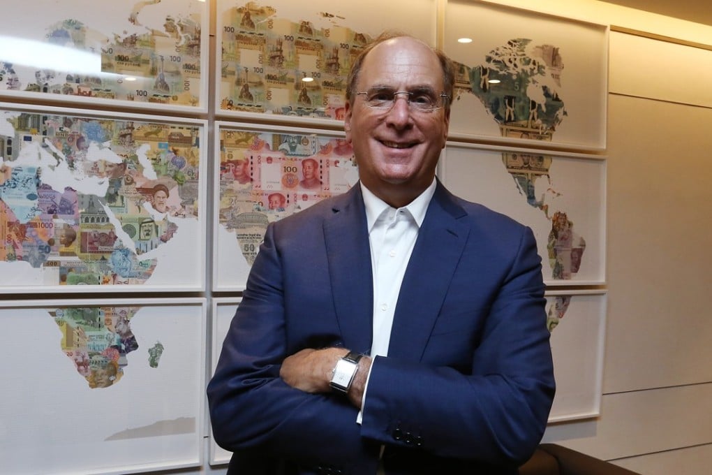 Larry Fink, chairman and chief executive officer of BlackRock, says technology can help people invest for the long term. Photo: Jonathan Wong