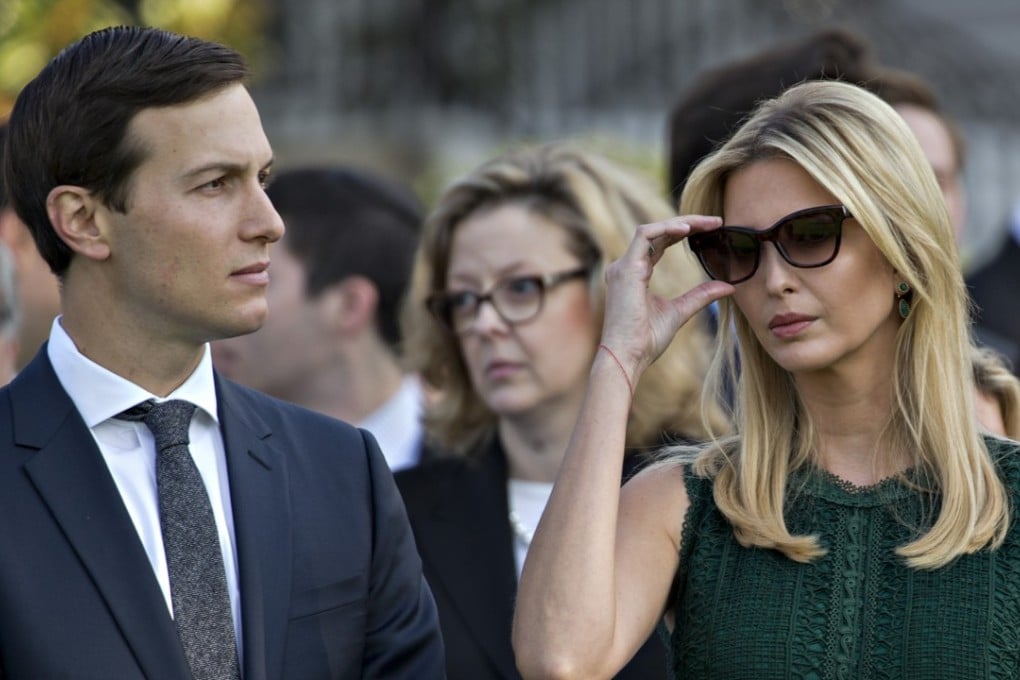 Jared Kushner and Ivanka Trump called off their proposed trip to China. Photo: Bloomberg
