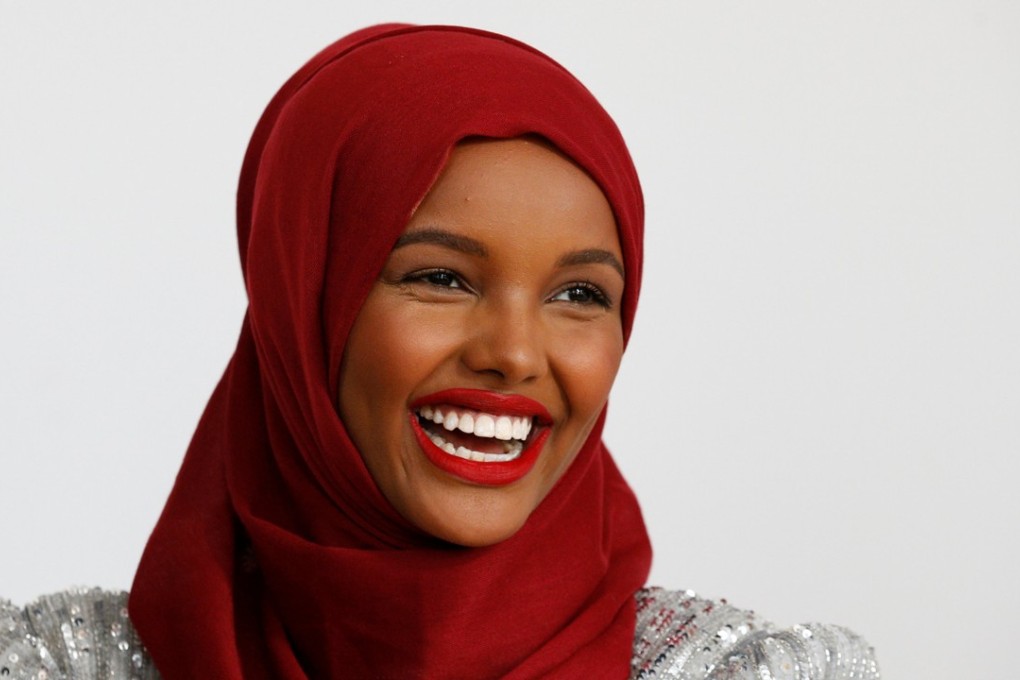 Fashion model and former refugee Halima Aden, who is breaking boundaries as the first hijab-wearing model to grace magazine covers and walk in high-profile catwalk shows. Photo: Reuters