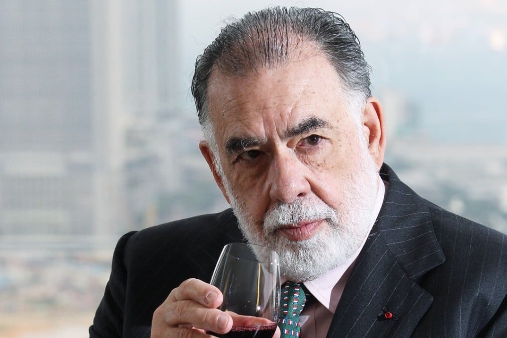 Filmmaker and winemaker Francis Ford Coppola at the Grand Hyatt, in Wan Chai, during his 2012 Hong Kong visit. Picture: SCMP