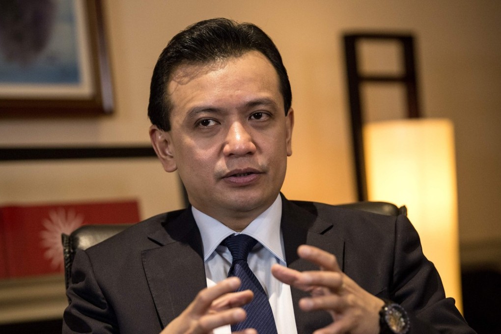 Philippine Senator Antonio Trillanes. Photo: AFP