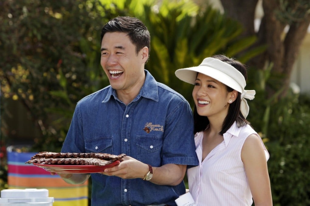 In this image released by ABC, Randall Park, left, and Constance Wu appear in a scene from Fresh Off the Boat. Photo: AP